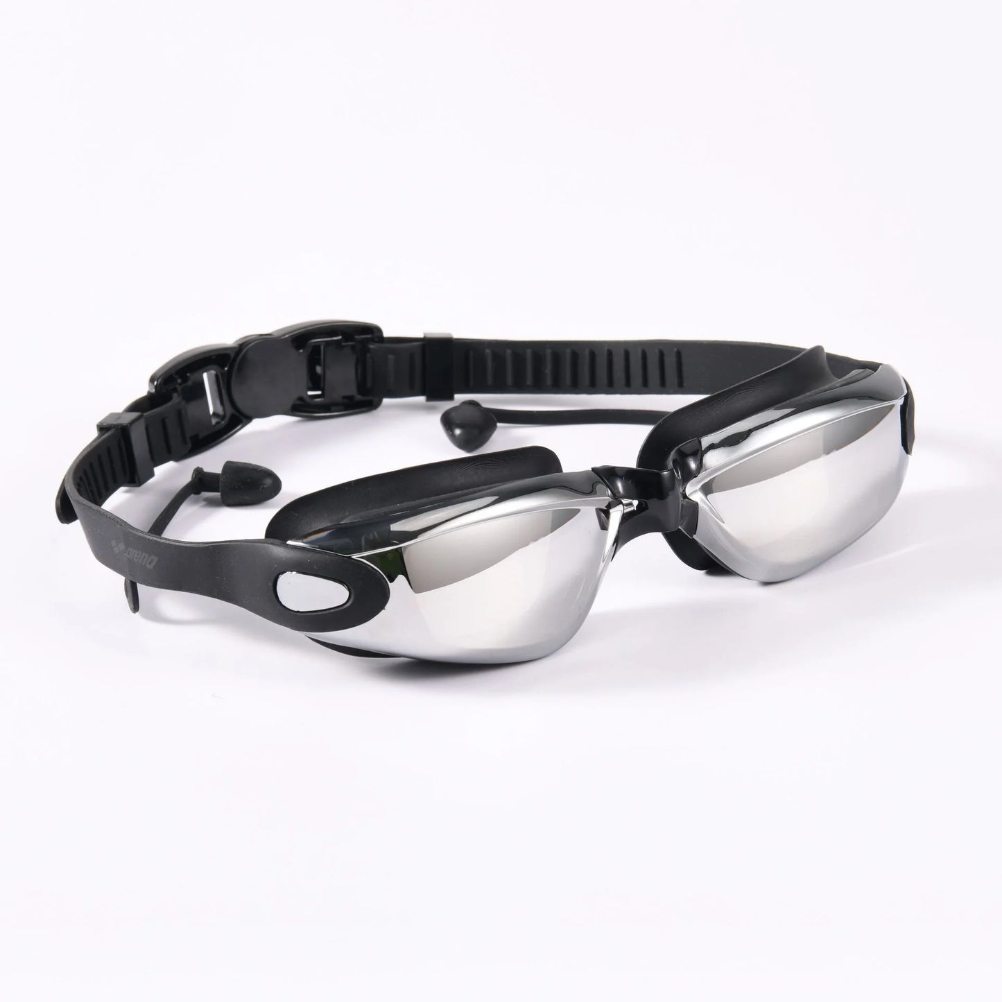 Professional Adult Antifog Swimming Goggles with Earplugs