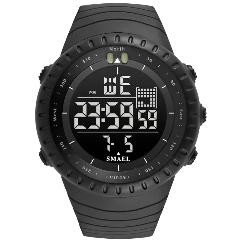 SMAEL Mens Digital Watch Outdoor Sports Waterproof