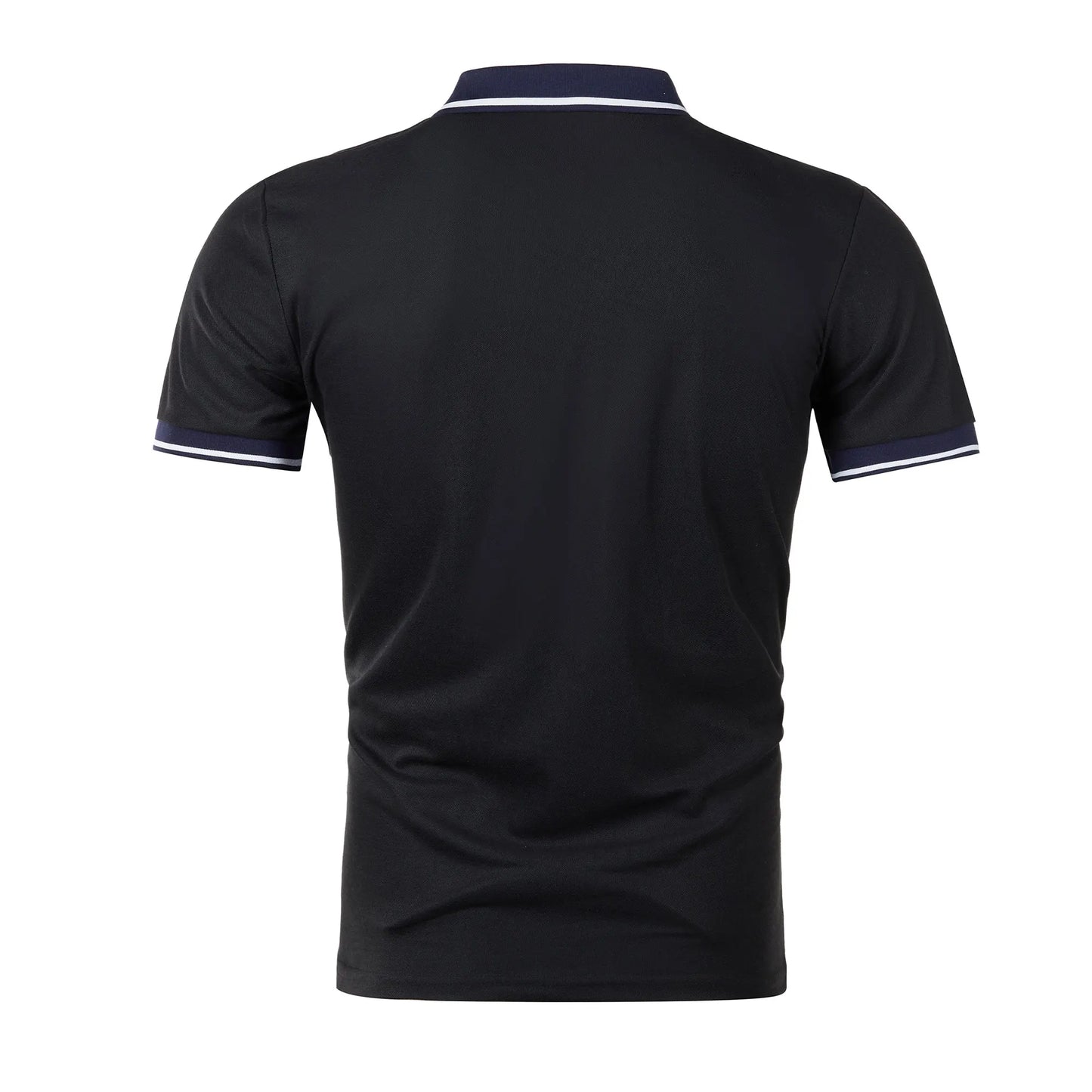 Mens Polo T Shirt Summer Short Sleeved Intercolored Lapel