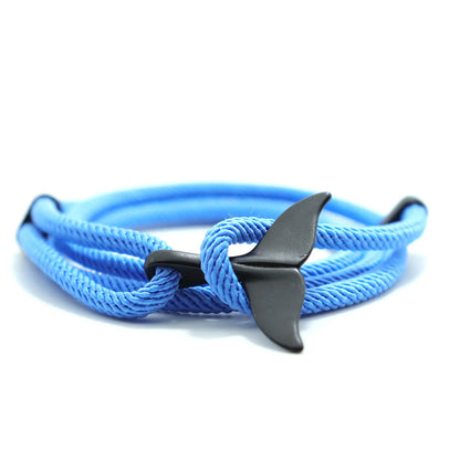 Handmade Multilayer Whale Tail Mens Bracelet