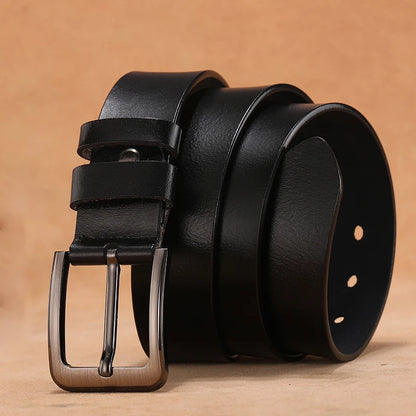 Stylish Mens Leather Belts with Pin Buckle Upgrade Your Wardrobe Today