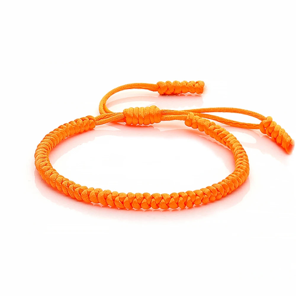 Multicolor Rope Lucky knots Womens Mens Bracelet