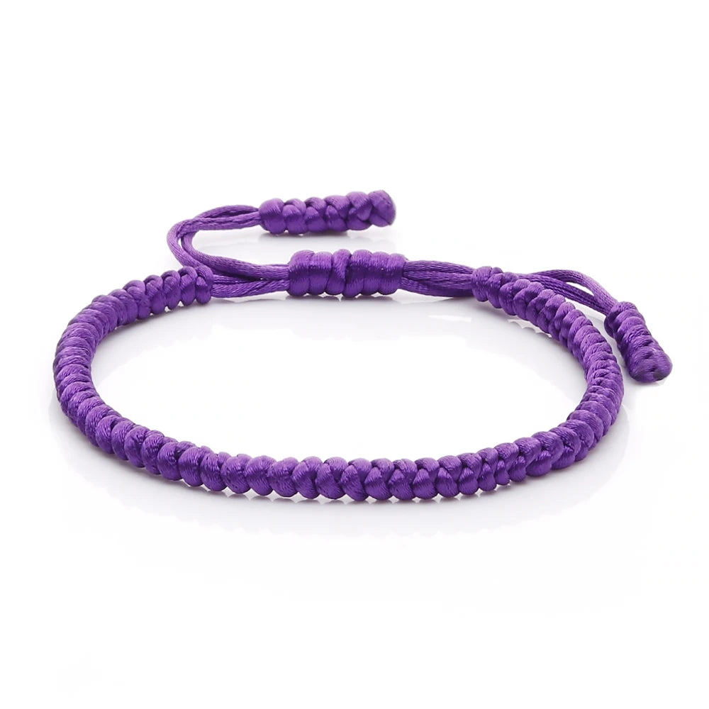 Multicolor Rope Lucky knots Womens Mens Bracelet