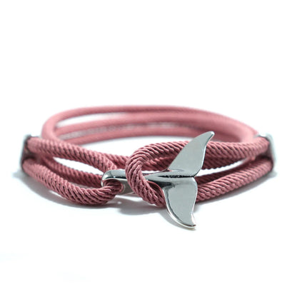 Handmade Multilayer Whale Tail Mens Bracelet