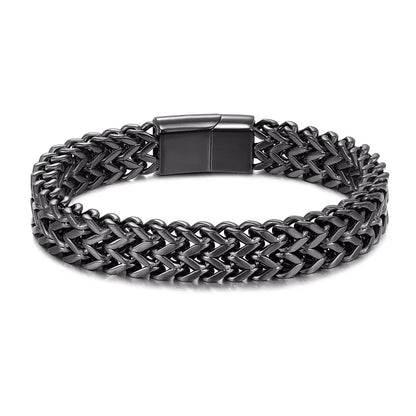 Wide Cuban Link Chain Men Stainless Steel Mens Bracelets