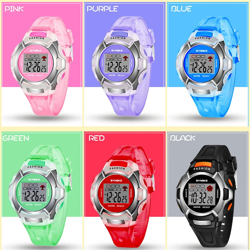 Kids Sport Watch Waterproof Electronic Children Digital Wristwatch