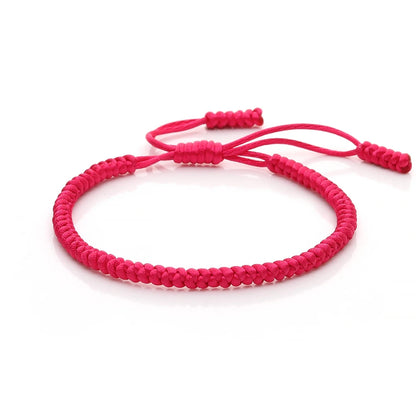 Multicolor Rope Lucky knots Womens Mens Bracelet