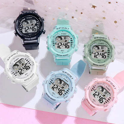 Kids Sport Watch 50M Waterproof Children Digital Wristwatch