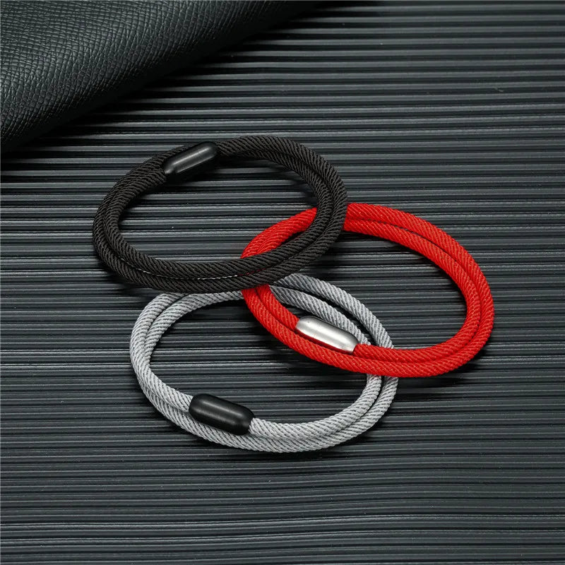 Mens Survival Bracelet Outdoor Rescue Emergency Rope Bracelets