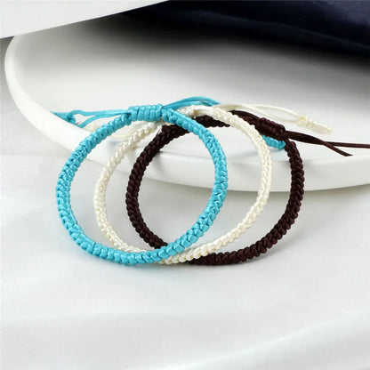 Multicolor Rope Lucky knots Womens Mens Bracelet