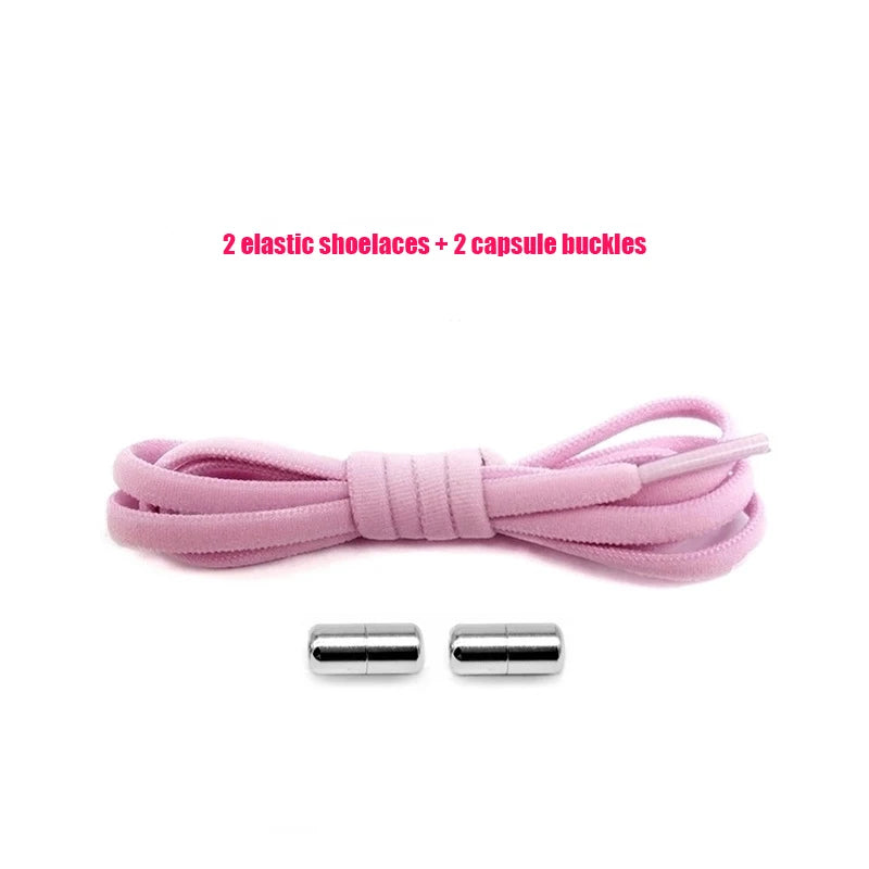 Elastic No Tie Shoelaces Semicircle Shoe Laces Sneakers Shoelace