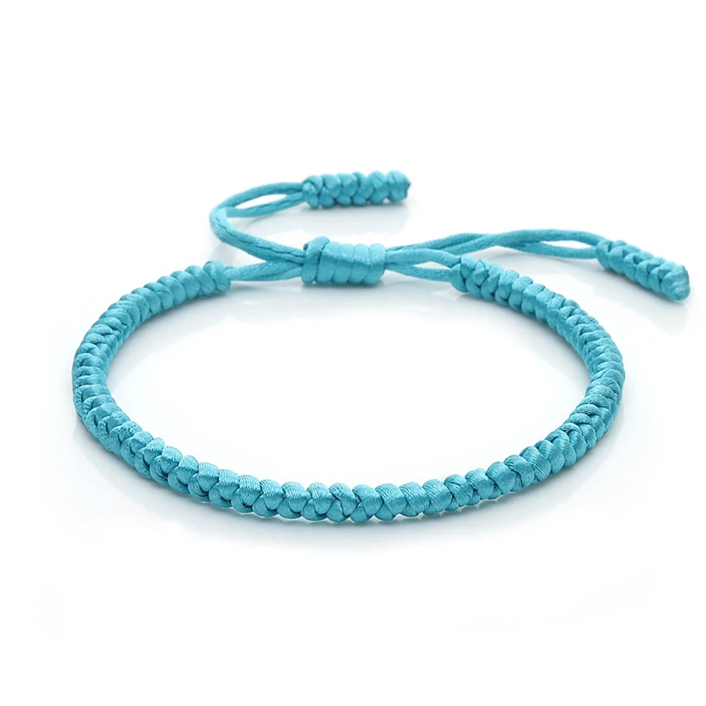 Multicolor Rope Lucky knots Womens Mens Bracelet