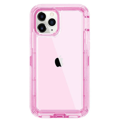 Clear Transparent Shockproof Armor Glossy Plain Case For iPhone 12 13 14 15 16