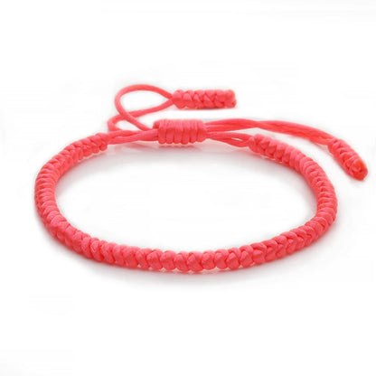 Multicolor Rope Lucky knots Womens Mens Bracelet