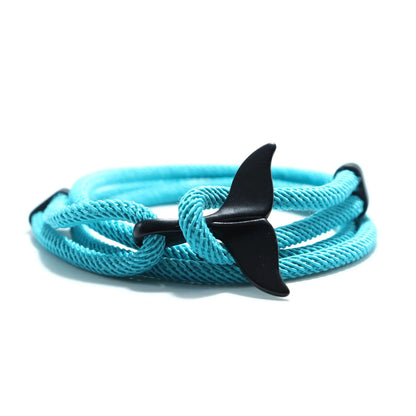 Handmade Multilayer Whale Tail Mens Bracelet