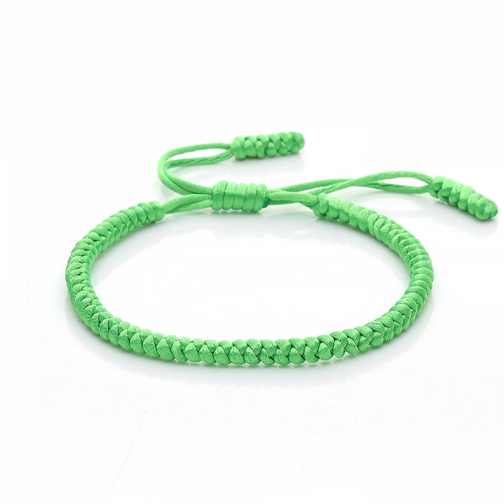 Multicolor Rope Lucky knots Womens Mens Bracelet