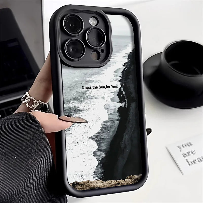 Marble Shockproof Soft TPU Silicone Phone Case For iPhone 15 14 13