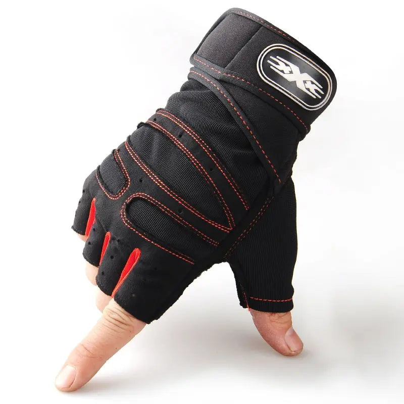 Fitness Half Finger Sports Fitness Gloves Unisex Wrist Guard