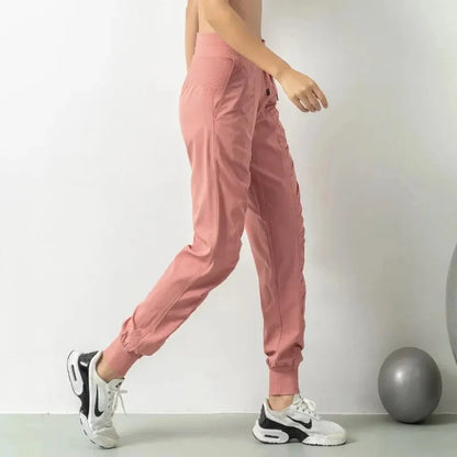 Running Sport Joggers Womens Quick Dry Athletic Gym Fitness Sweatpants