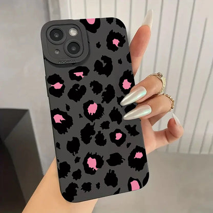 Leopard Design Phone Case For iPhone 15 14 13 Pro Max