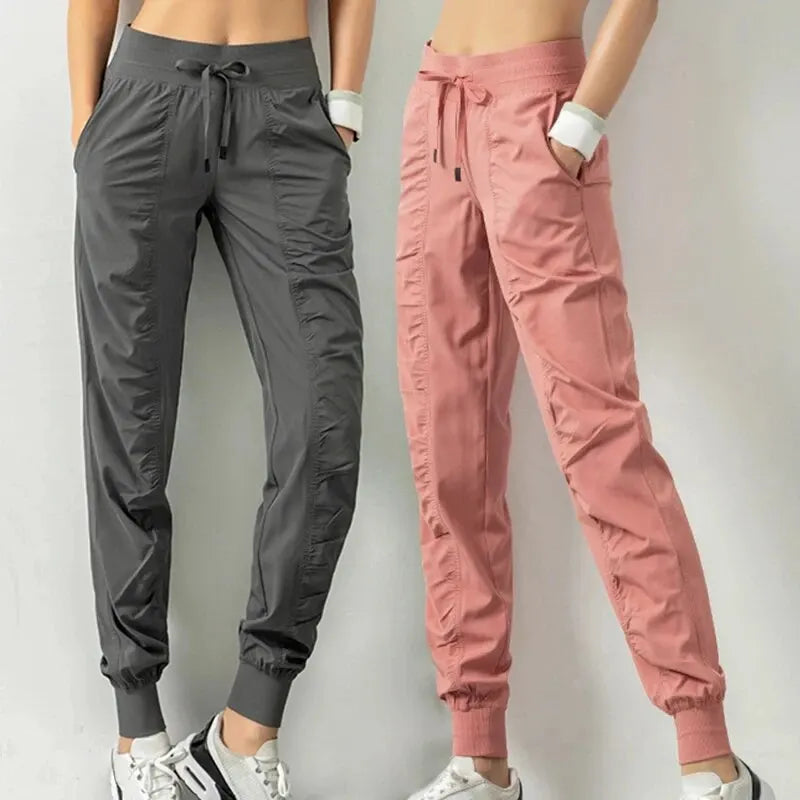 Running Sport Joggers Womens Quick Dry Athletic Gym Fitness Sweatpants