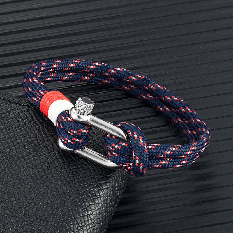 Navy Style Sport Camping Paracord Survival Bracelet for Men Women