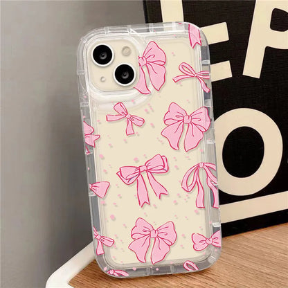 Flower Phone Case For iPhone 16 15 Aesthetic Floral Cute Cover