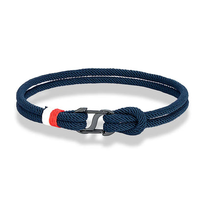 Unisex Double Strand Nautical Surfer Rope Bracelet