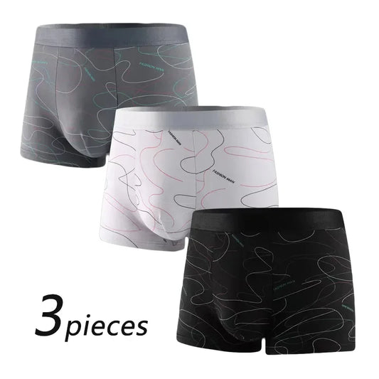 Stay Cool and Stylish 3 Pack Mens Boxer Sports Underwear