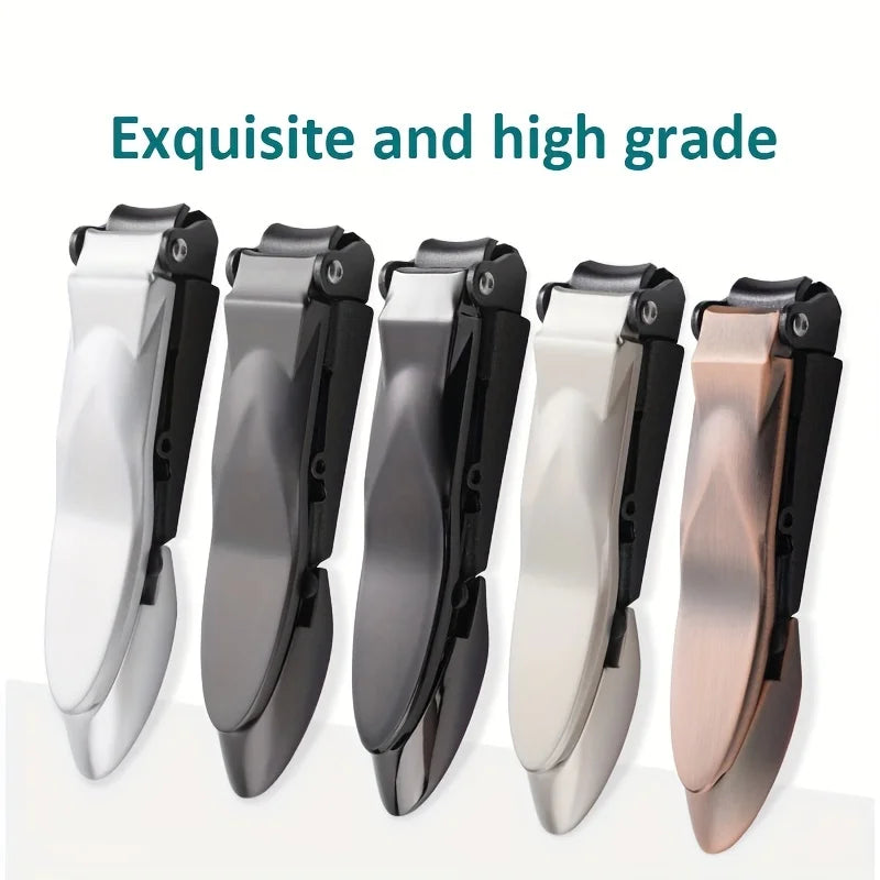 Nail Clippers for Men with Catcher Sharp Self Collecting Nail Cutters