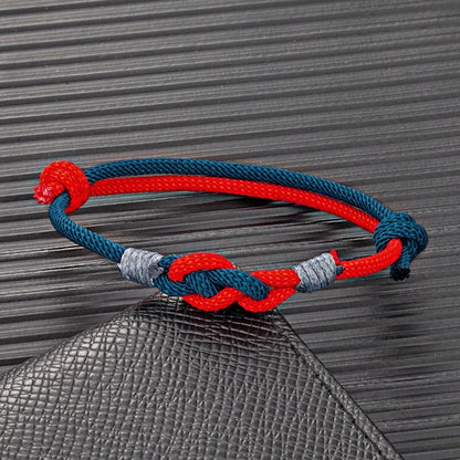 Lucky Men Women Sauvignon Blanc Knot Rope Lovers Couple Bracelet