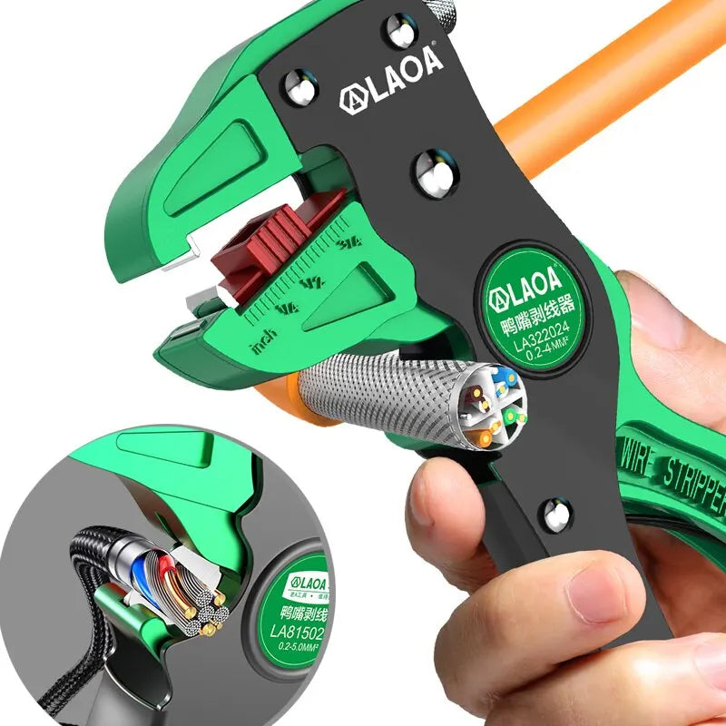 LAOA Automatic Wire Stripper Flatwire Cutter Stripping Plier