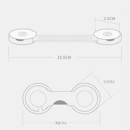 6pcs Baby Cabinet Locks Child Anti Opening Refrigerator Lock