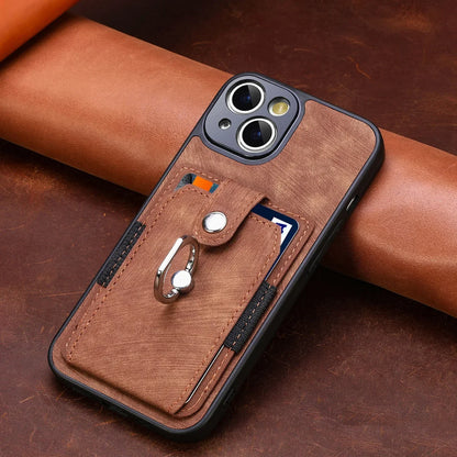 Wallet Card Slot Leather Phone Case For iPhone 16 15 14 13 Pro Max