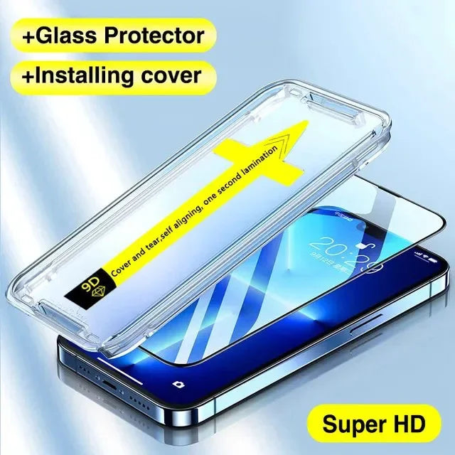 8K High End Tempered Glass For iPhone 15 14 13 12 11 Screen Protector