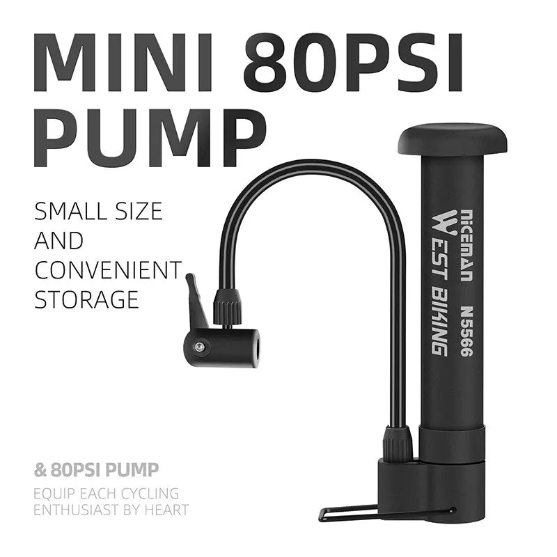 West Biking Bicycle Pump