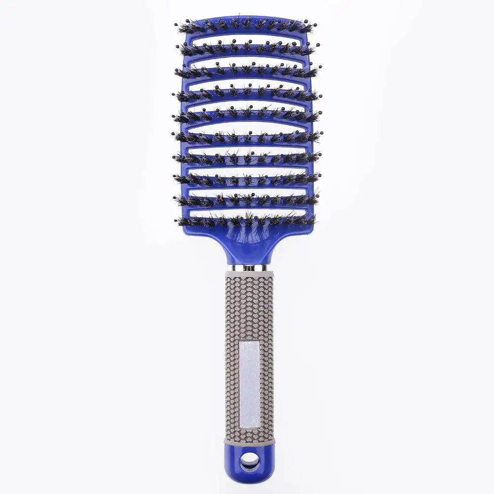 Hair Comb Detangling Brush Bristle Nylon Women Wet Massage Comb