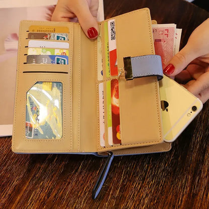 Fashion PU Leather Womens Wallet Purse