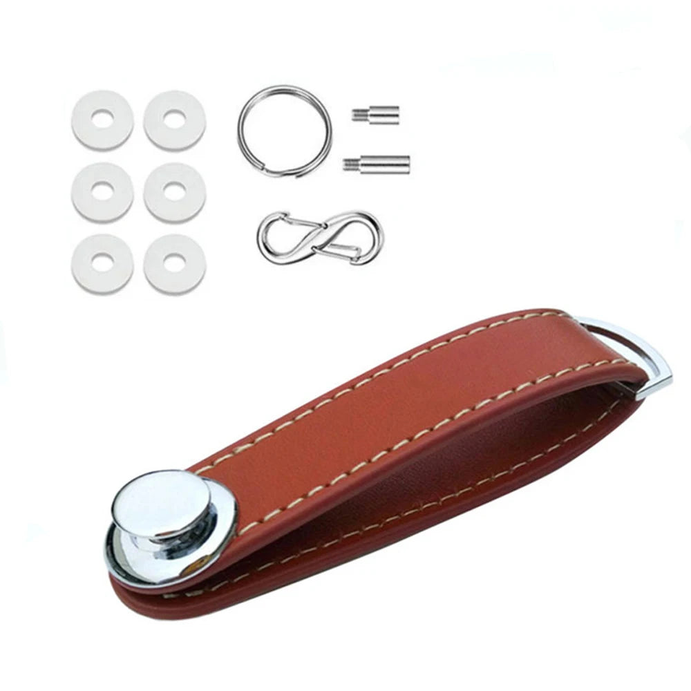 Luxe Leather Keychain Key Pouch Bag Organize Your Keys in Style