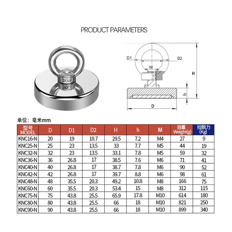 Super Magnet Strong Neodymium Magnets N52 Iman Ima Magnetic