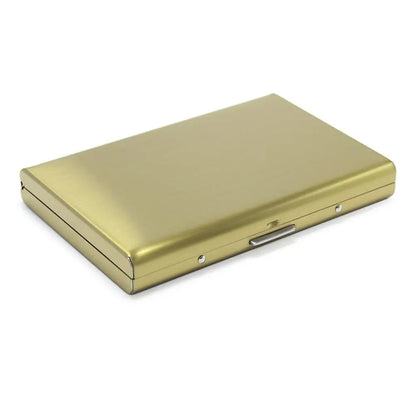 Fashion Durable 6 Card Slots Card Holder Stainless Steel Case