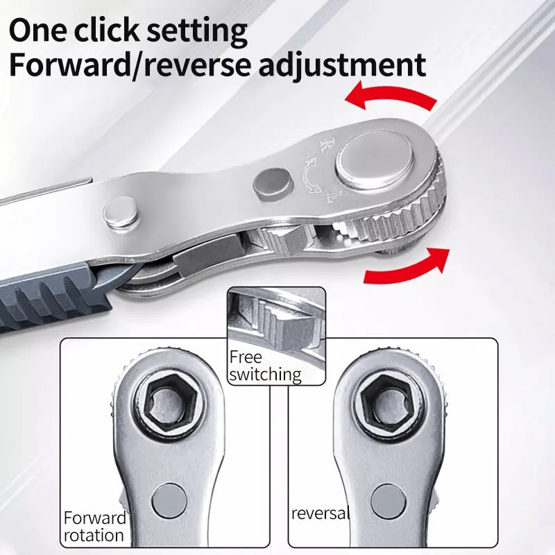 Bidirectional Ratchet Screwdriver Set Multifunctional