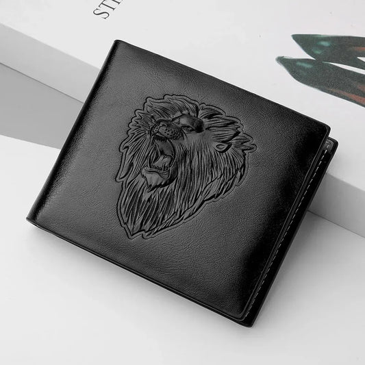 3D Embossed Mens Wallet Credit Card Holder