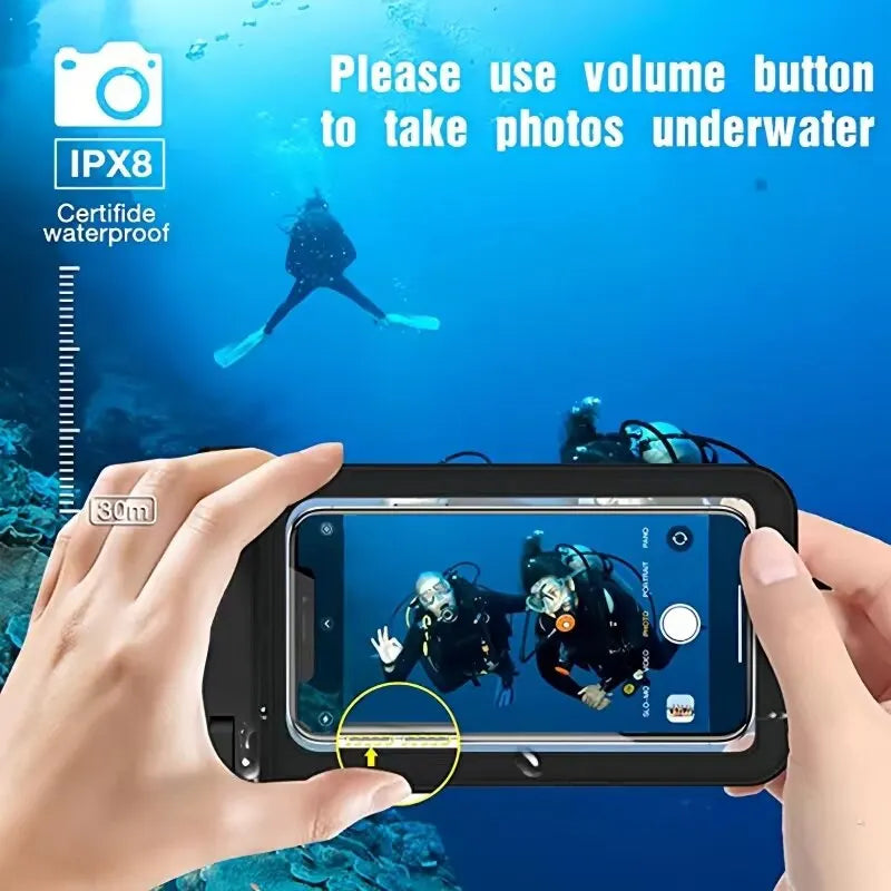 Universal Waterproof Phone Case IPX8 Water Proof Bag