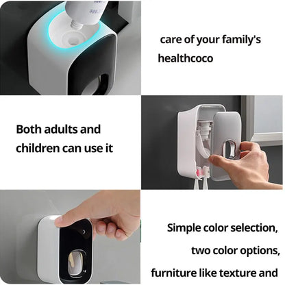 Waterproof Toothpaste Squeezer Automatic Dispenser