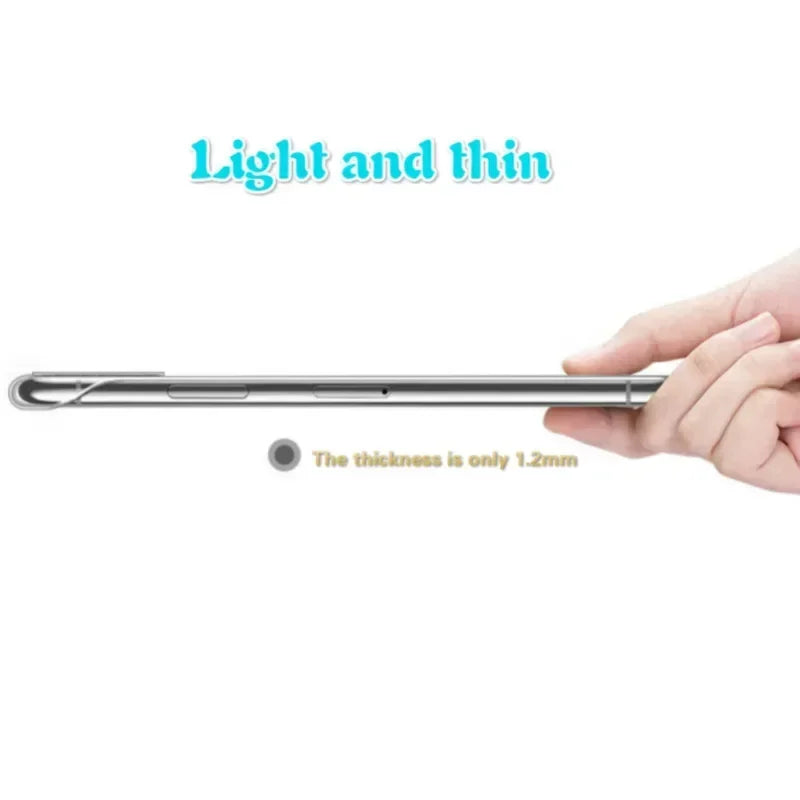 Slim Frameless Clear Phone Case For iPhone 16 15 14 13 12 11
