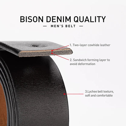 Mens Belt High Quality Genuine Leather Strap Luxury Pin Buckle