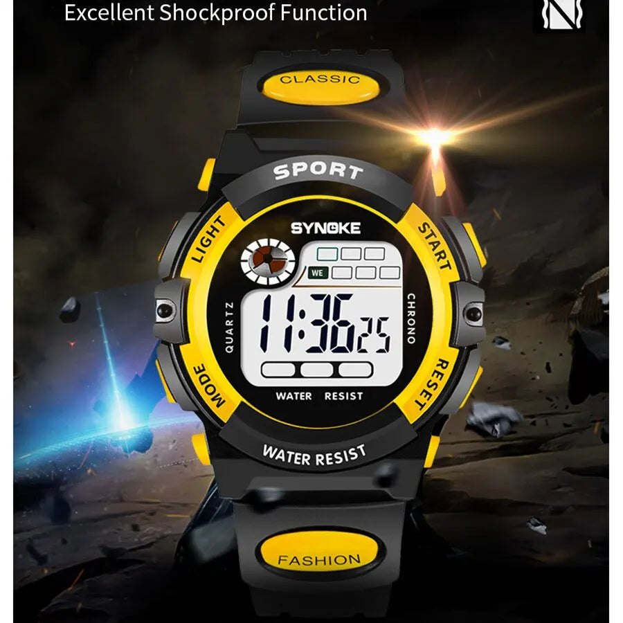 Multifunctional Student Children Digital Watch Sports Waterproof