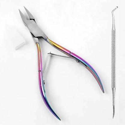 Toenail Ingrown Cuticle Nipper Clipper Edge Cutter Scissor Nail Pliers Tool