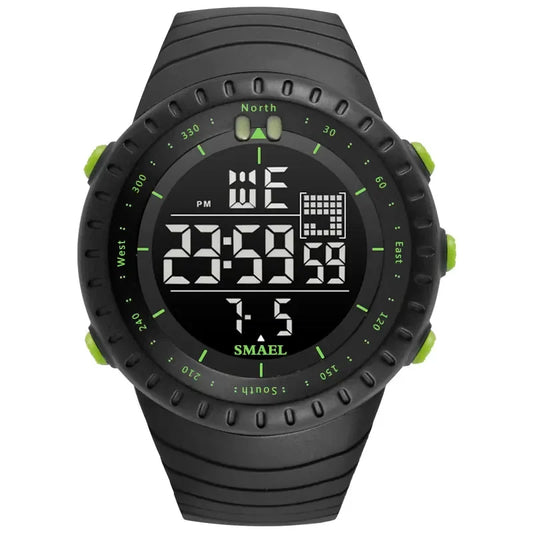 SMAEL Mens Digital Watch Outdoor Sports Waterproof